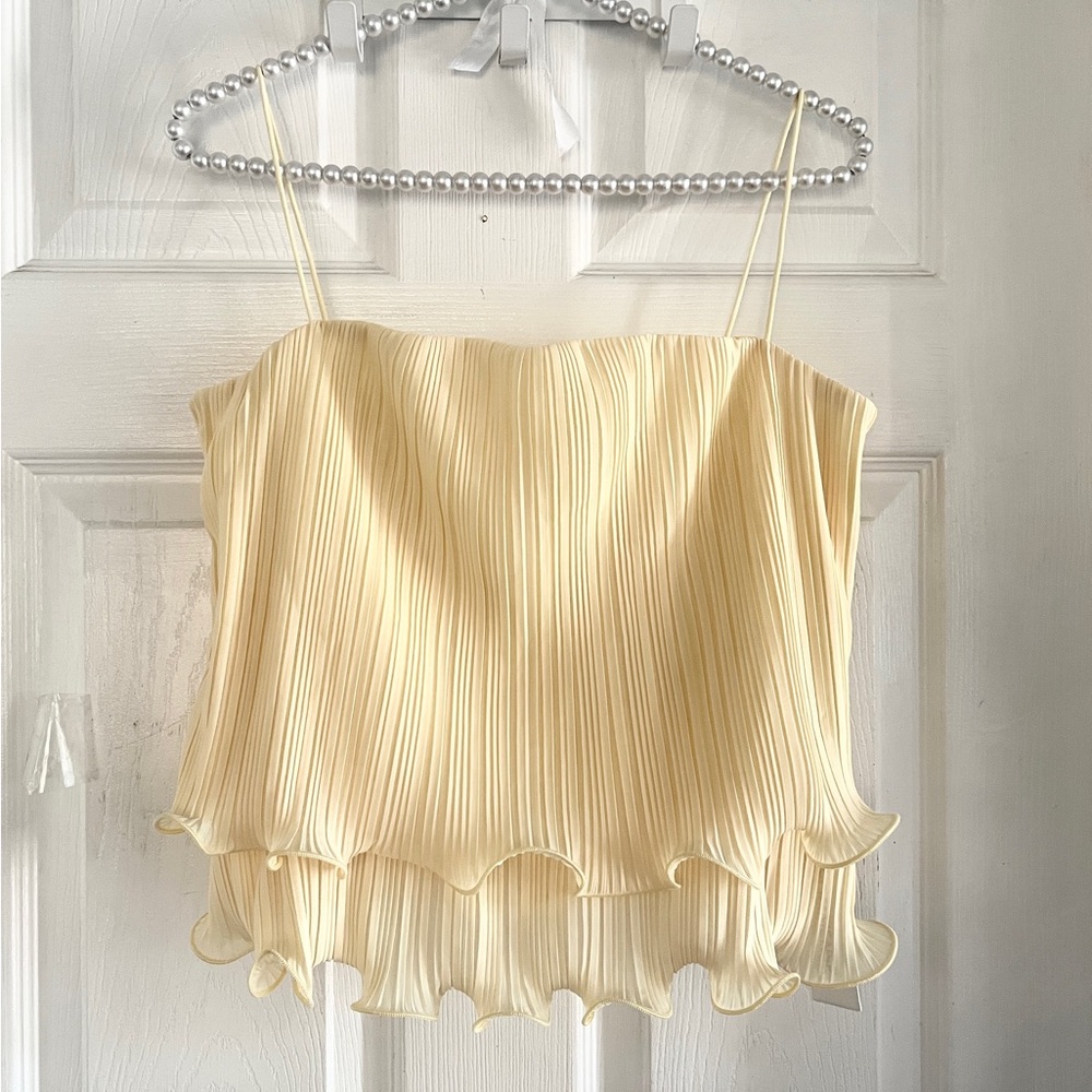 Commense Pleated Layered Ruffle Skirt Set - Picture 9 of 13